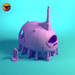 Casa del planeta de las flores